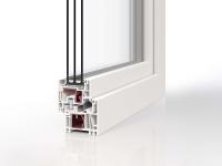 PaXplus 4 ProfilschnittProduktbild, Fenster, Kunststoff-Fenster, PaXplus 4, Profilschnitt