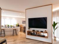 Drehbare Fernsehwand