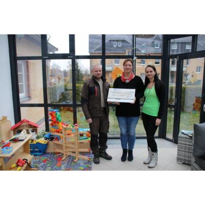 400€ wurden an den "Elternverein krebskranker Kinder e.V.  Chemnitz" gespendet